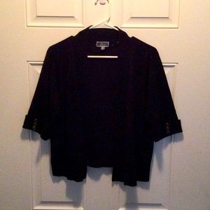 JM Collection sweater. Size XL. Black.
